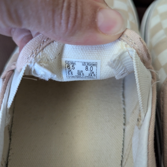 Checkered Slip-On Sneakers - Picture 6 of 6